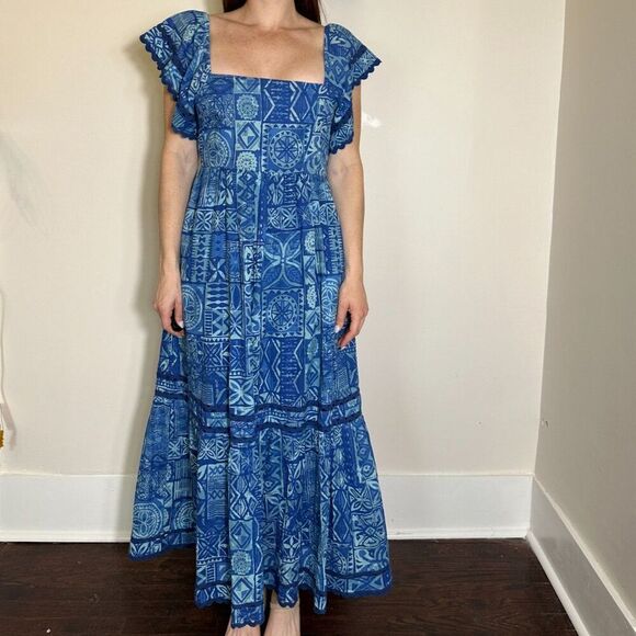 Olivia James Brooke Dress, Native Dusk Maxi Dress Size Small - Picture 2 of 8